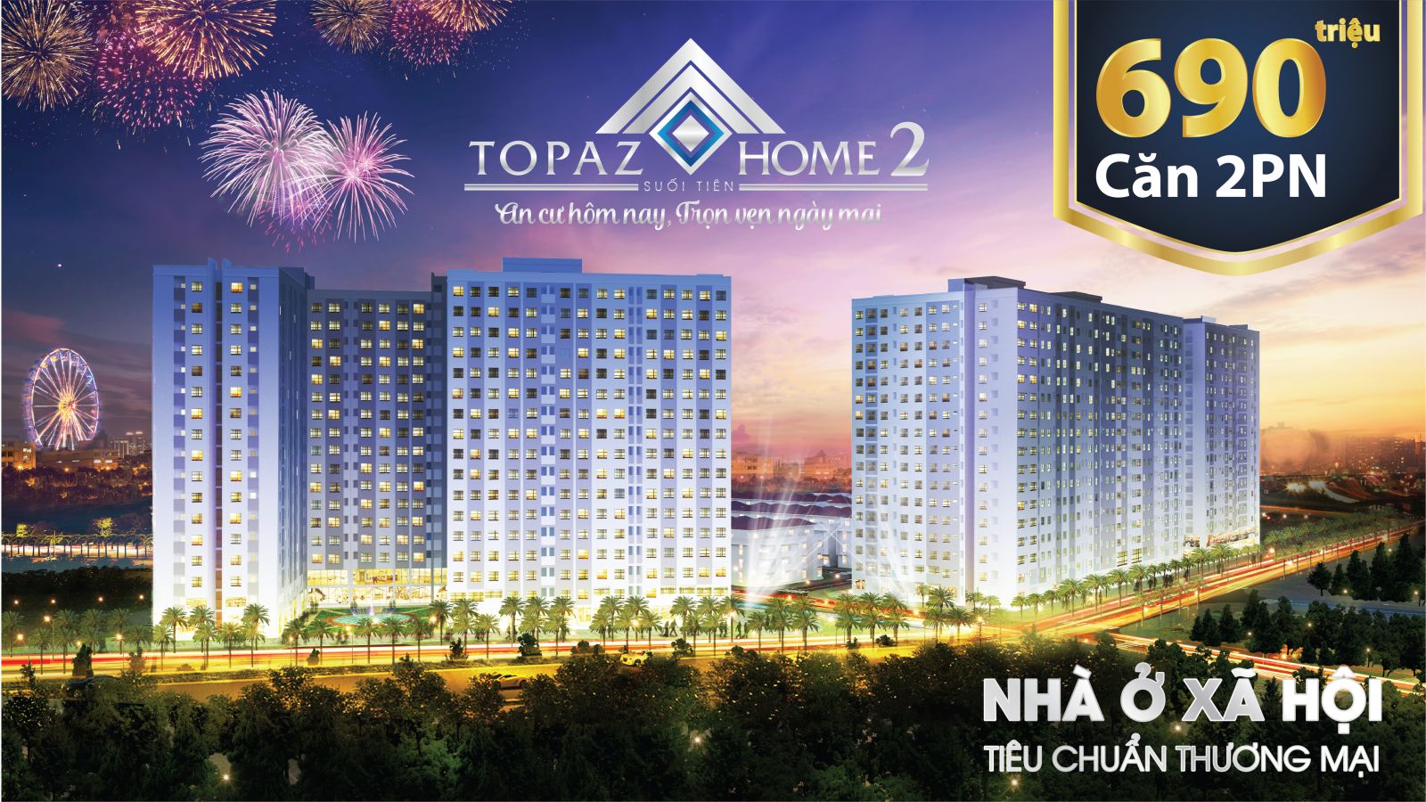 can ho Topaz Home 2 nha o xa hoi